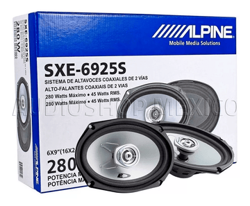 Bocinas Coaxiales 6x9 Alpine C/tweeter Sxe-6925s 2vias 280 W - Audioshop México lo mejor en Car Audio en México -  Alpine